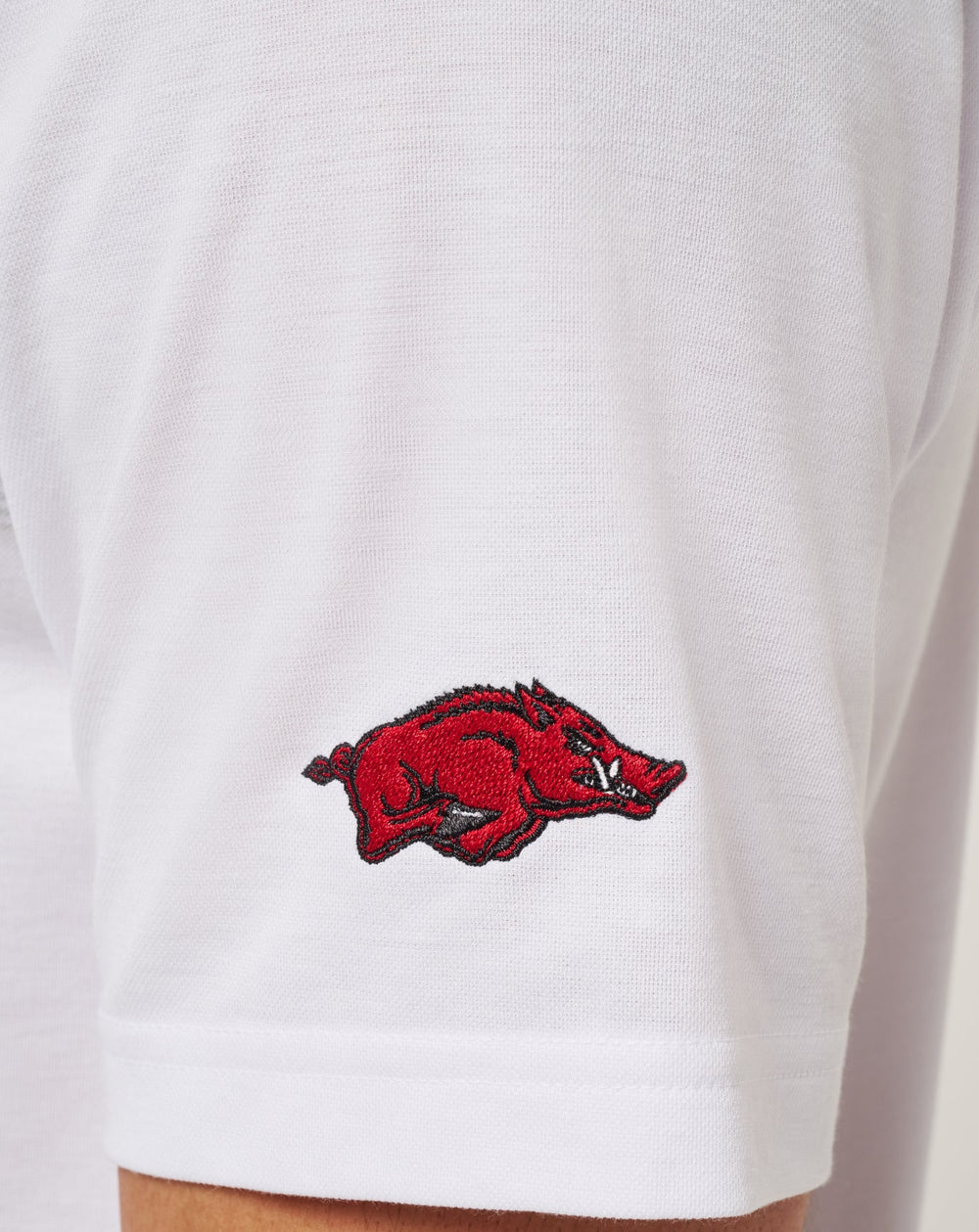 Arkansas Top Recruit Polo Game Day|New/White/Crimson