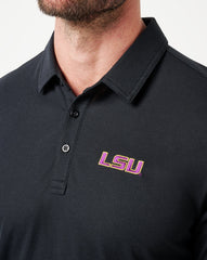 LSU School Pride Polo Game Day|New/Black