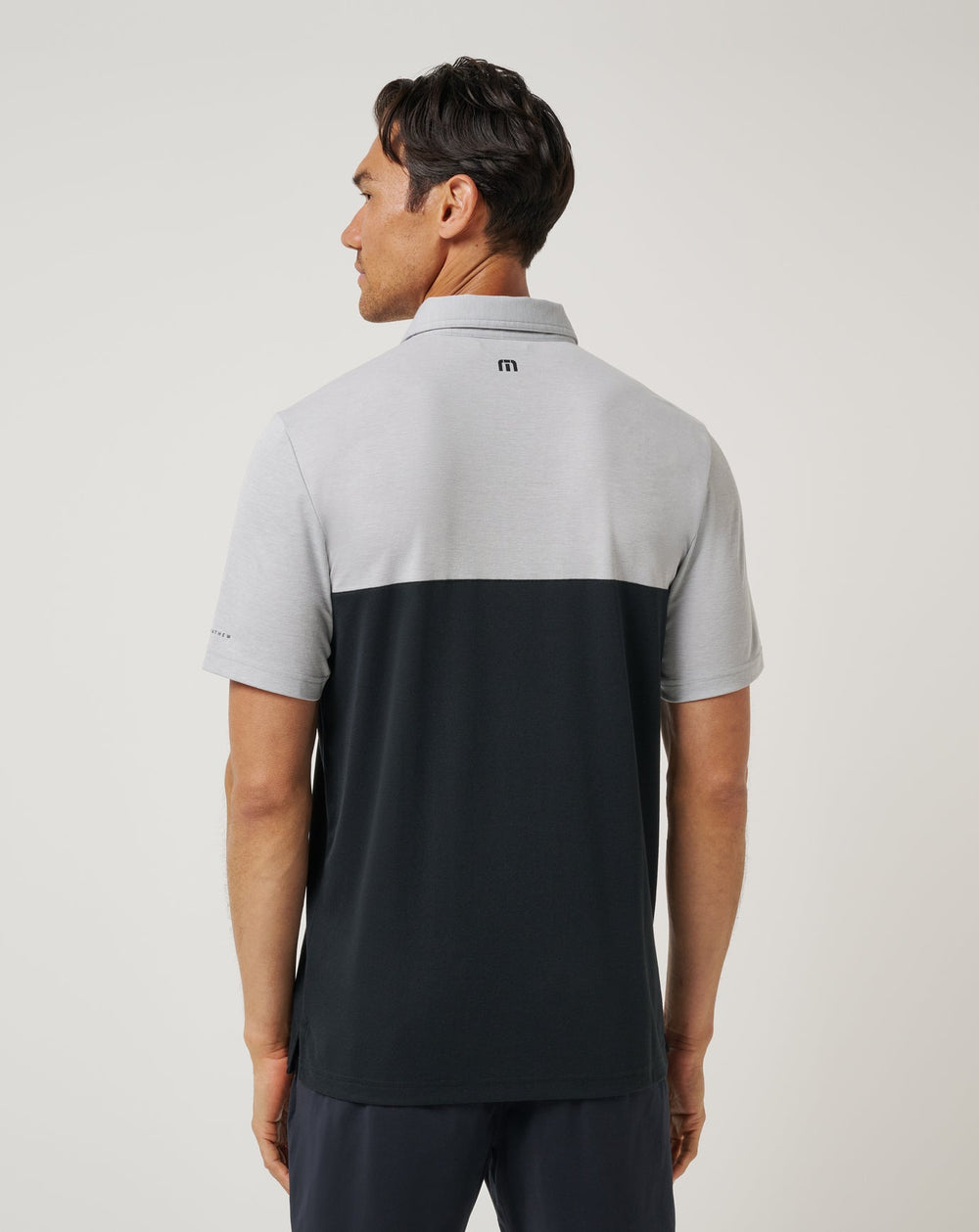 Arkansas Drop Back Polo Game Day|New/Heather Grey/Black