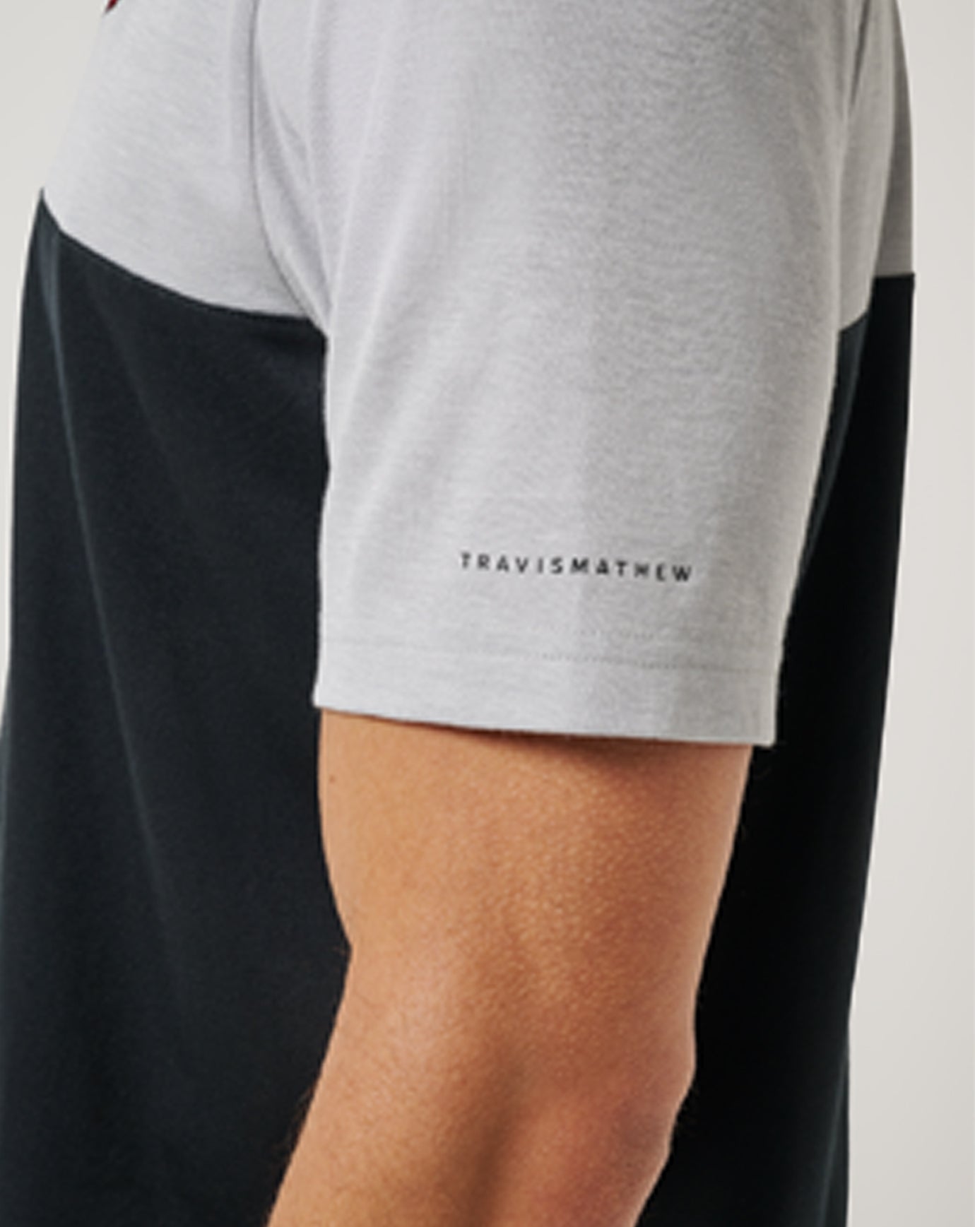 Arkansas Drop Back Polo Game Day|New/Heather Grey/Black