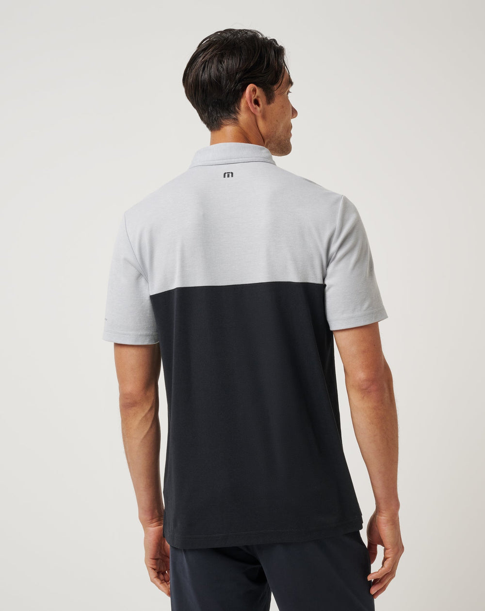 LSU Drop Back Polo Game Day|New/Heather Grey/Black