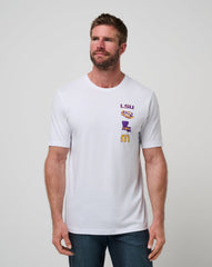 LSU Playoffs 2.0 Tee Game Day|New/White
