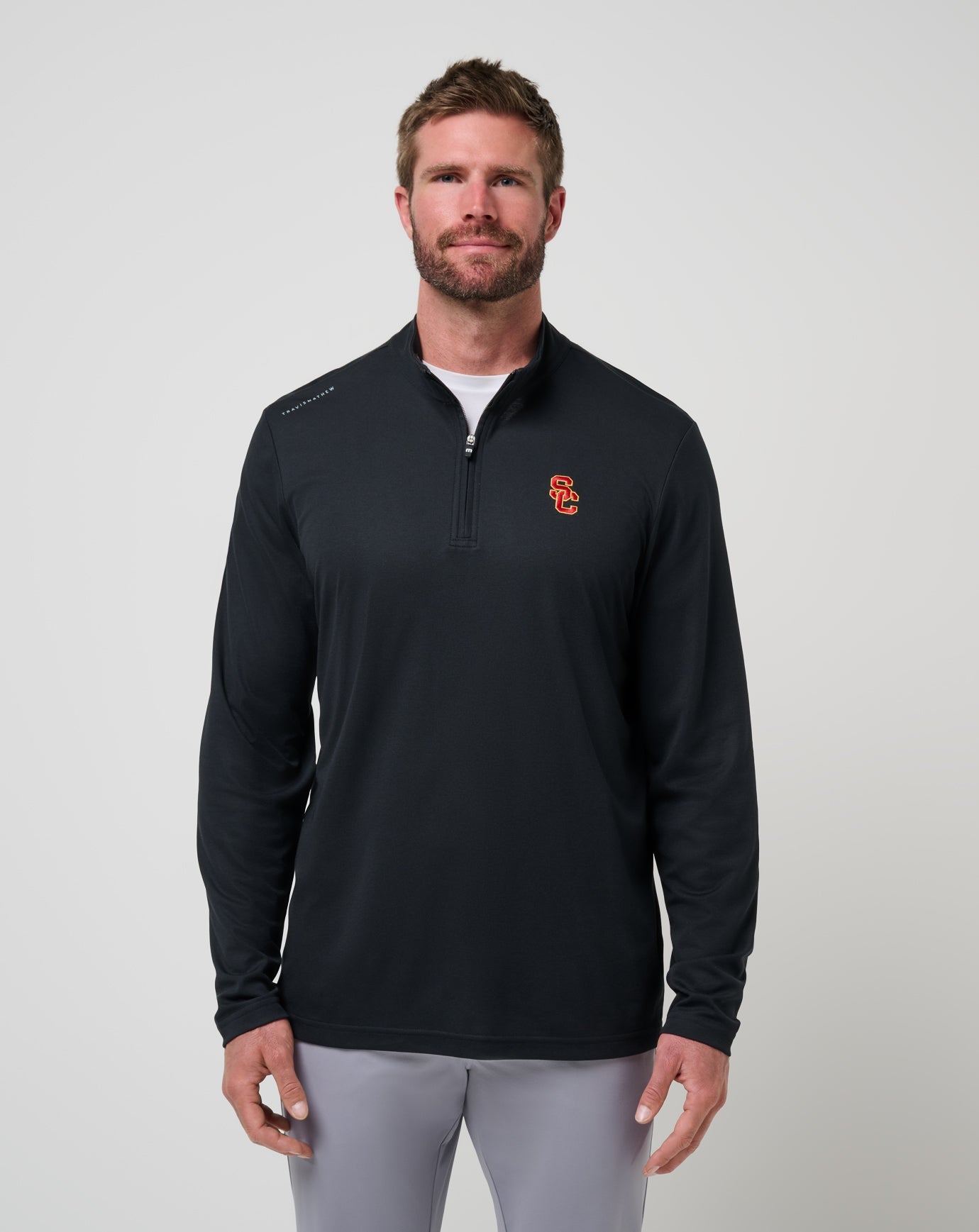 USC Time To Tailgate Quarter Zip Game Day|New/Black