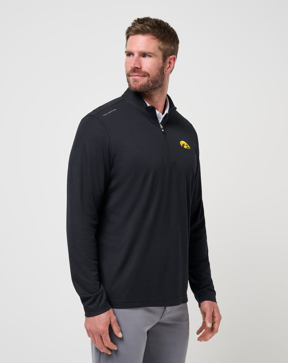 Iowa Time To Tailgate Quarter Zip Game Day|New/Black
