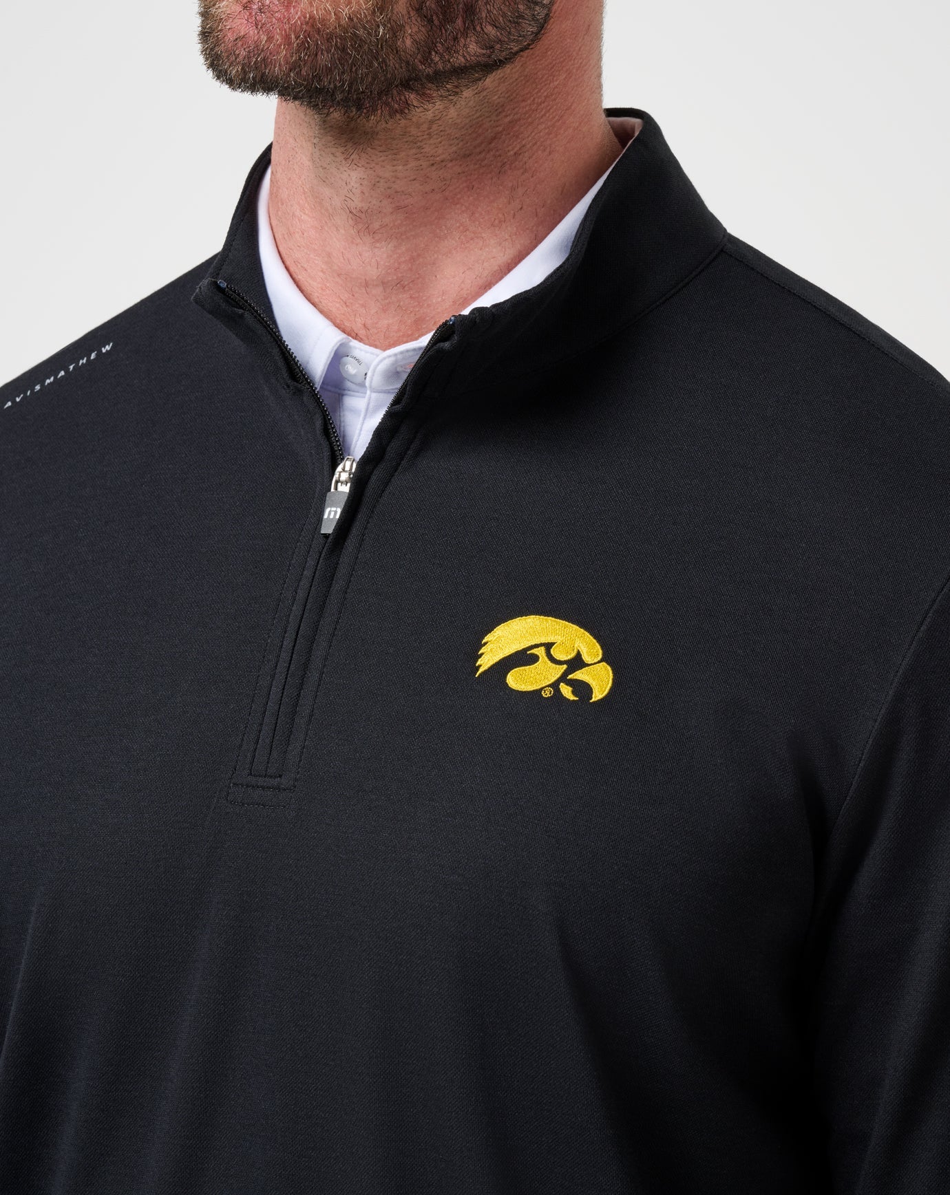 Iowa Time To Tailgate Quarter Zip Game Day|New/Black