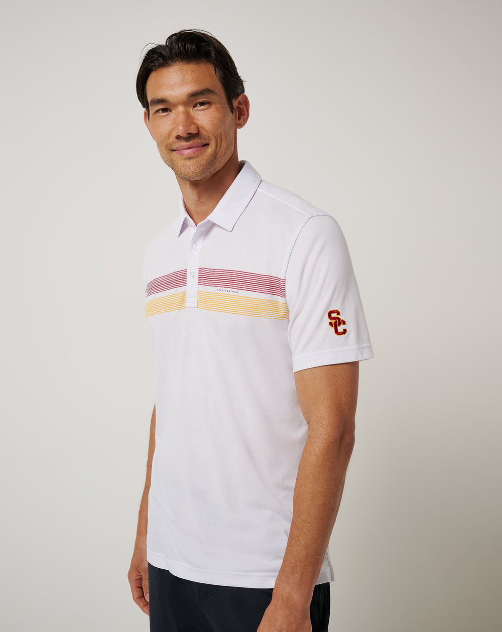 USC Top Recruit Polo Game Day|New/White/Cardinal