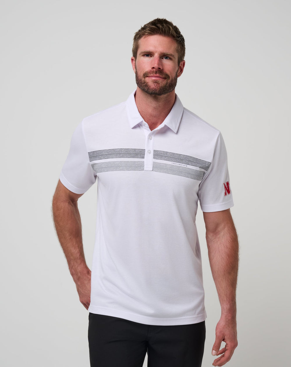Nebraska Top Recruit Polo Game Day|New/White/Black