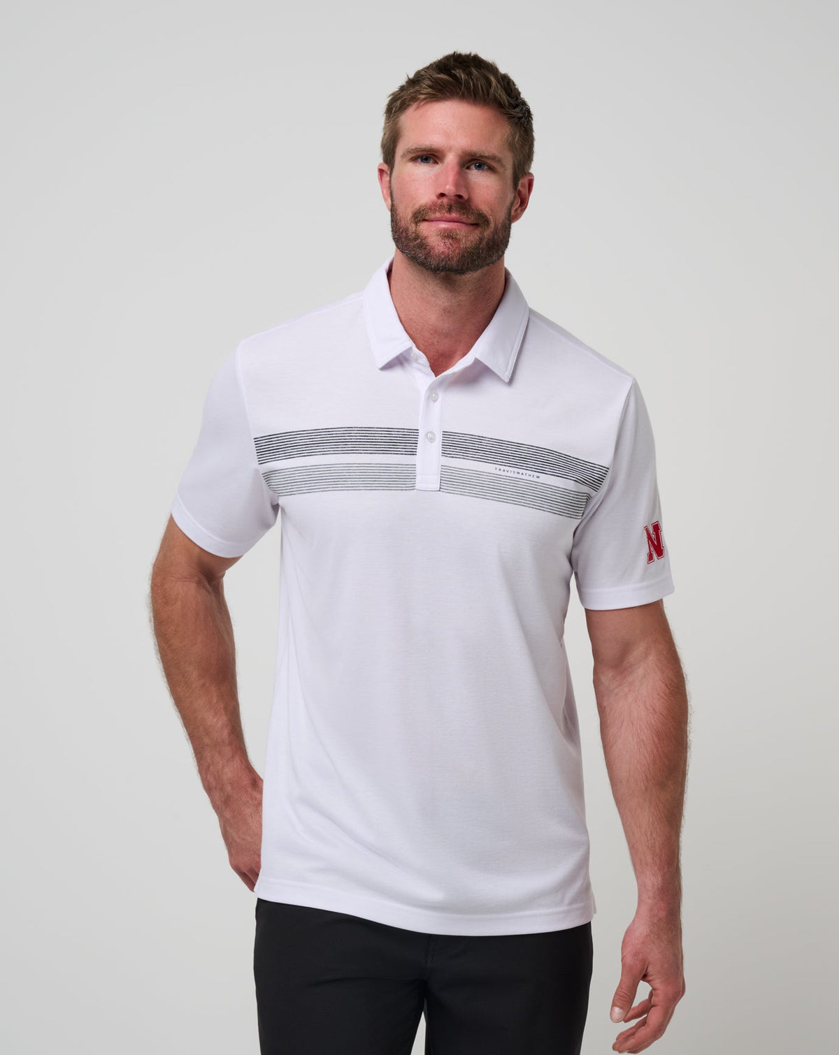 Nebraska Top Recruit Polo Game Day|New/White/Black