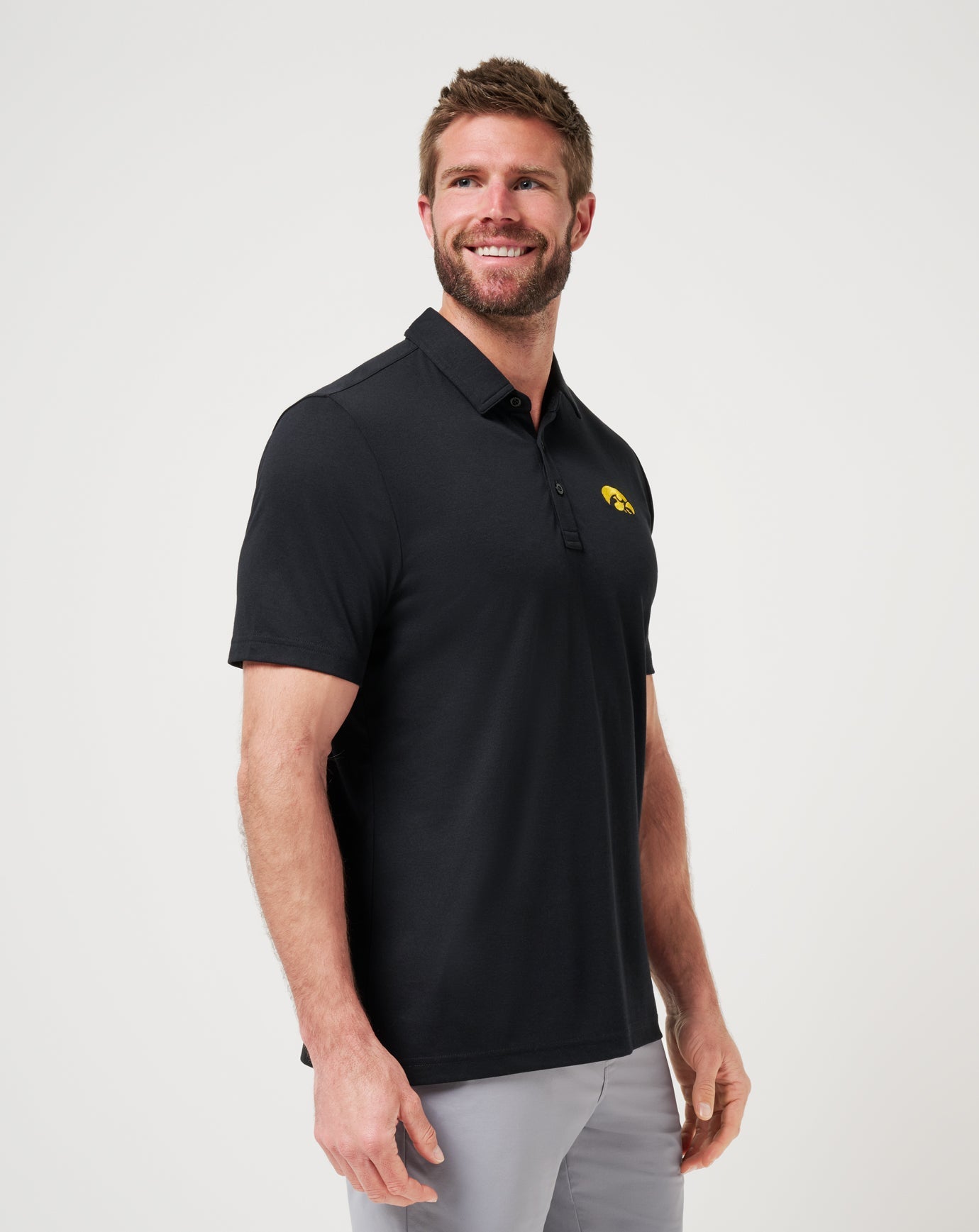 Iowa School Pride Polo Game Day|New/Black