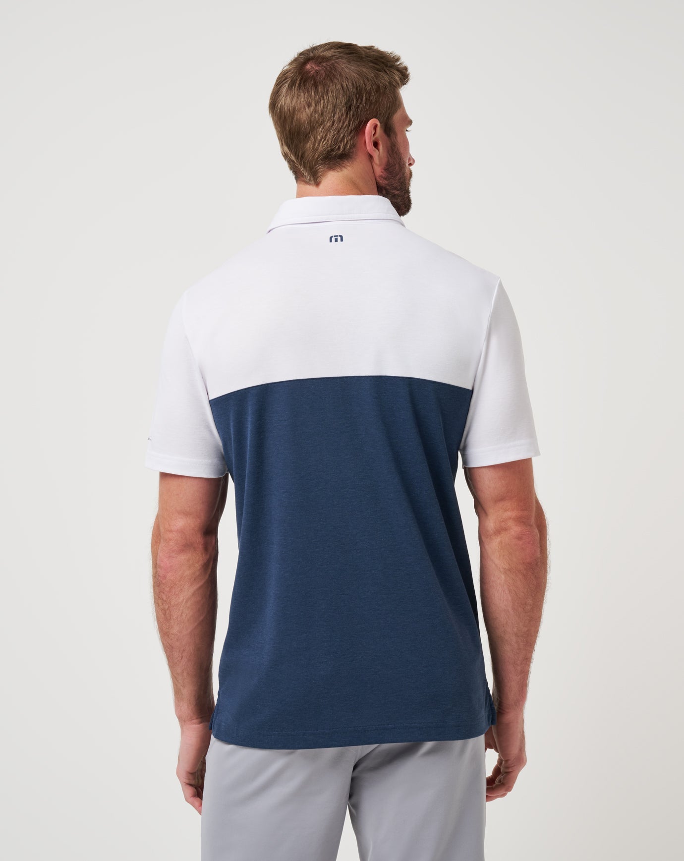Michigan Drop Back Polo Game Day|New/White/Navy