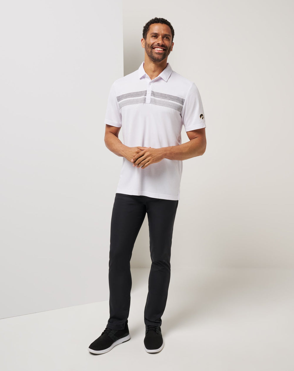 Iowa Top Recruit Polo Game Day|New/White/Black