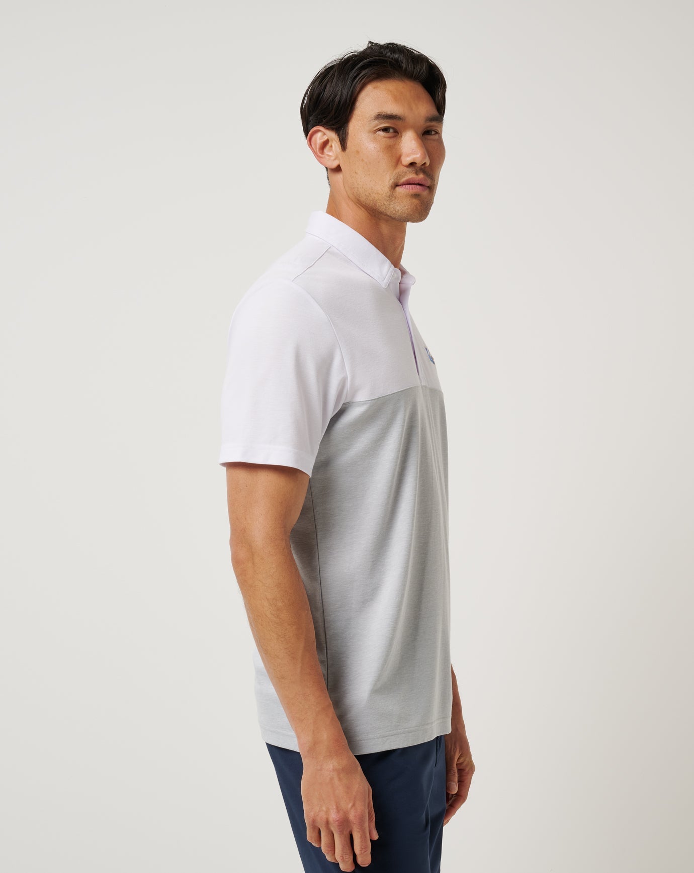 UCLA Drop Back Polo Game Day|New/White/Heather Grey