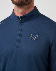 Michigan Time To Tailgate Quarter Zip Game Day|New/Navy