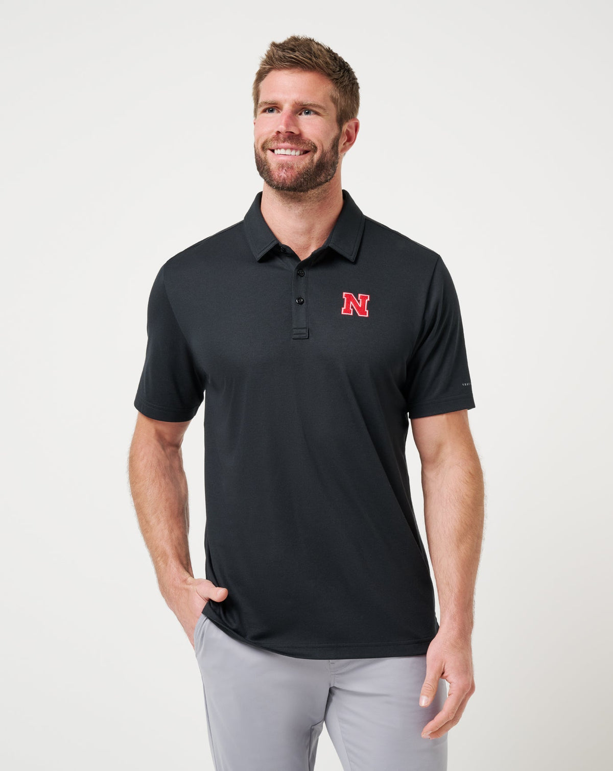 Nebraska School Pride Polo Game Day|New/Black