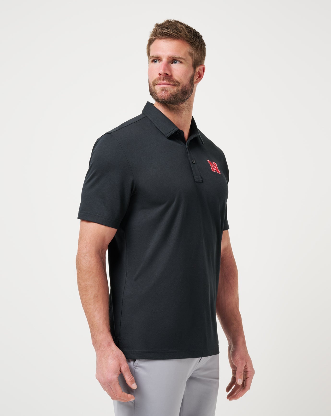 Nebraska School Pride Polo Game Day|New/Black