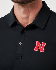 Nebraska School Pride Polo Game Day|New/Black