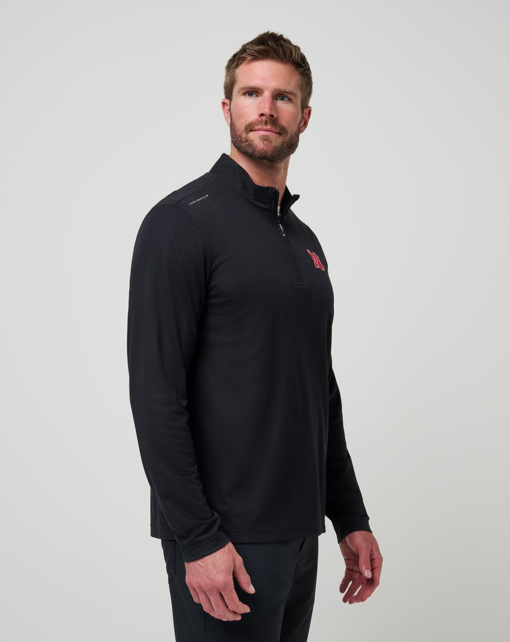 Nebraska Time To Tailgate Quarter Zip Game Day|New/Black