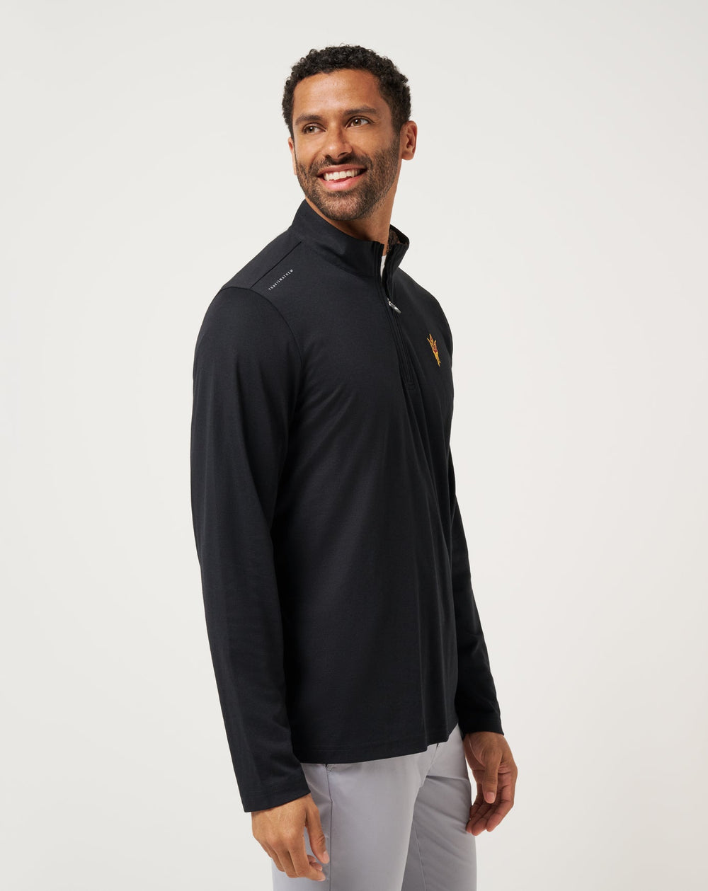 ASU Time To Tailgate Quarter Zip Game Day|New/Black