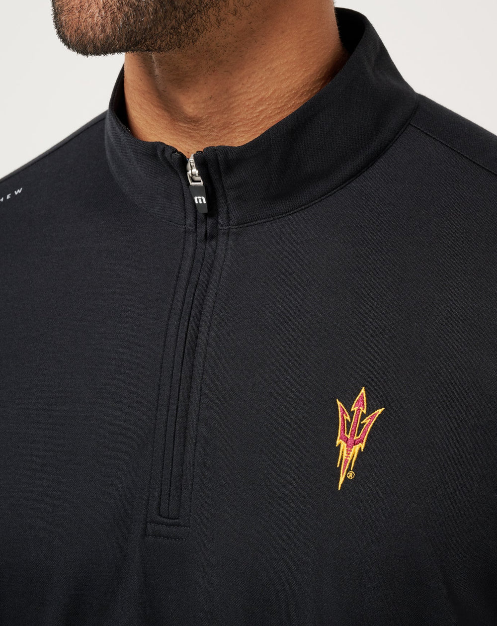 ASU Time To Tailgate Quarter Zip Game Day|New/Black