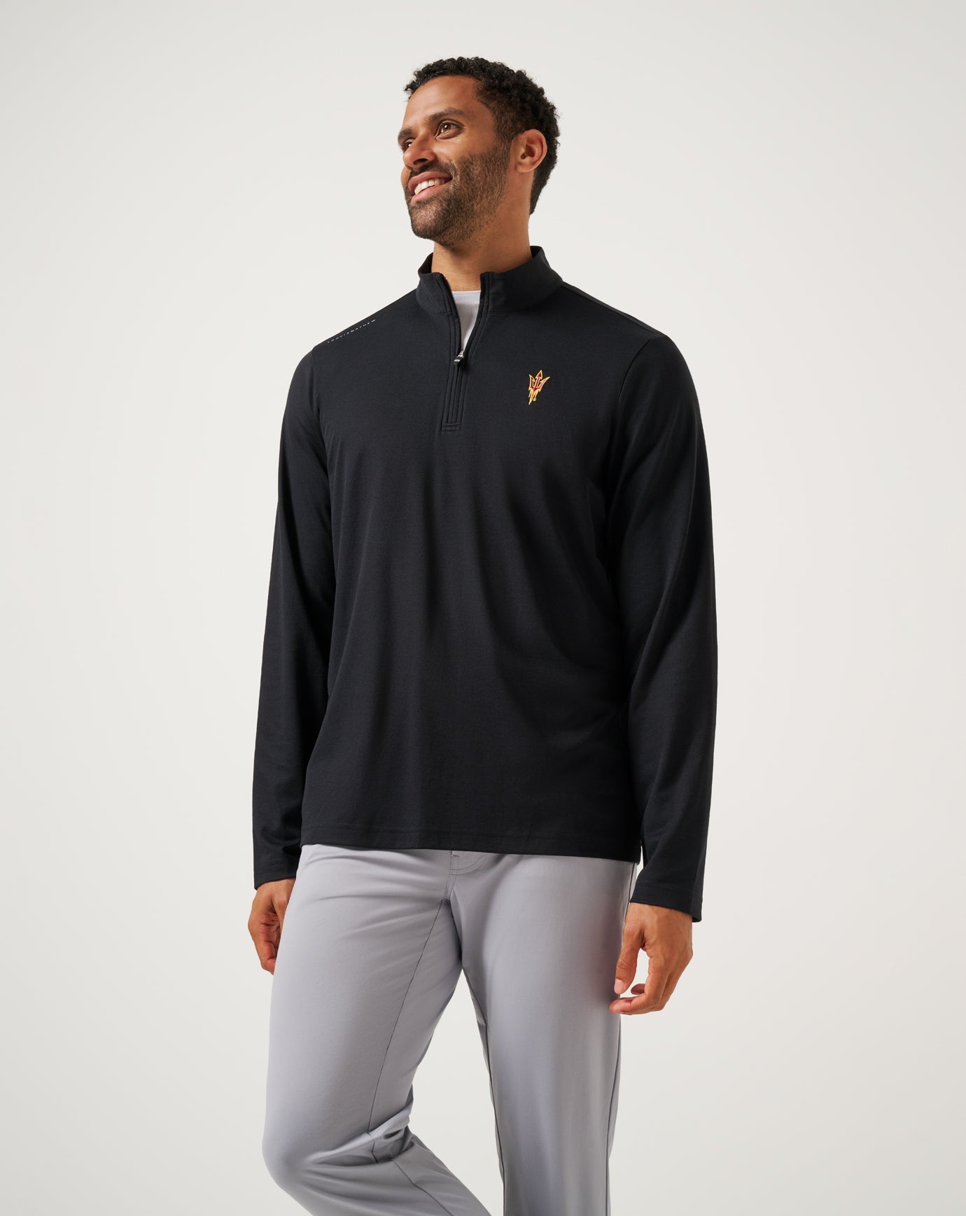 ASU Time To Tailgate Quarter Zip Game Day|New/Black