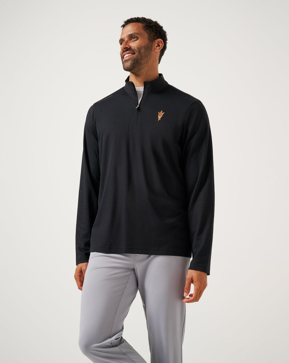 ASU Time To Tailgate Quarter Zip Game Day|New/Black