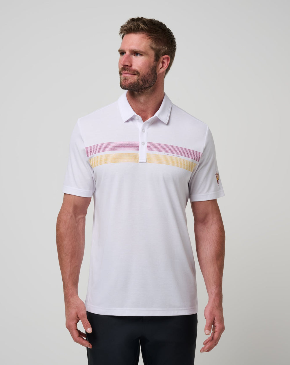 ASU Top Recruit Polo Game Day|New/White/Maroon