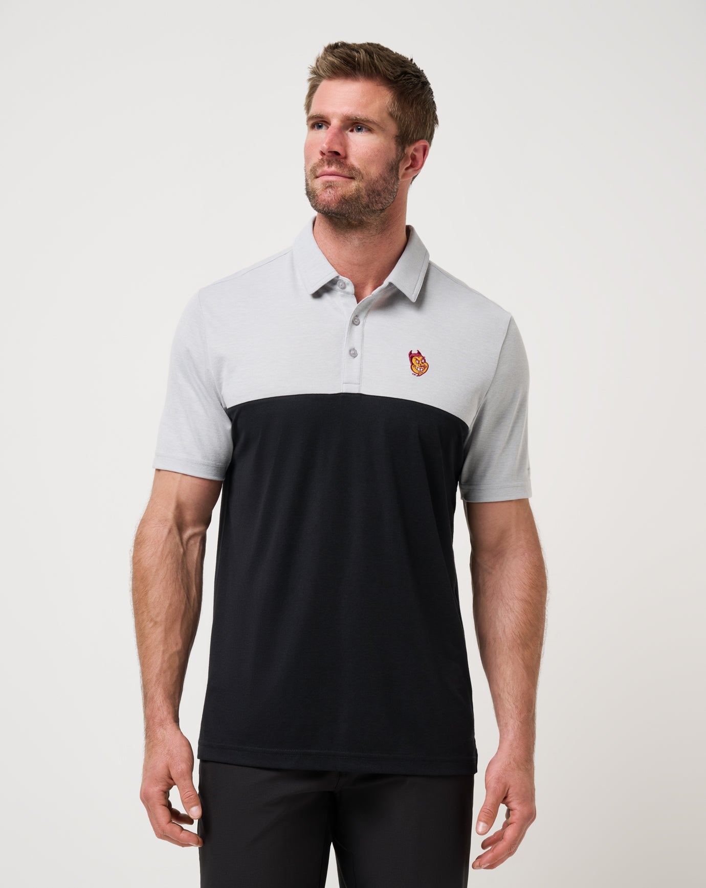 ASU Drop Back Polo Game Day|New/Heather Grey/Black