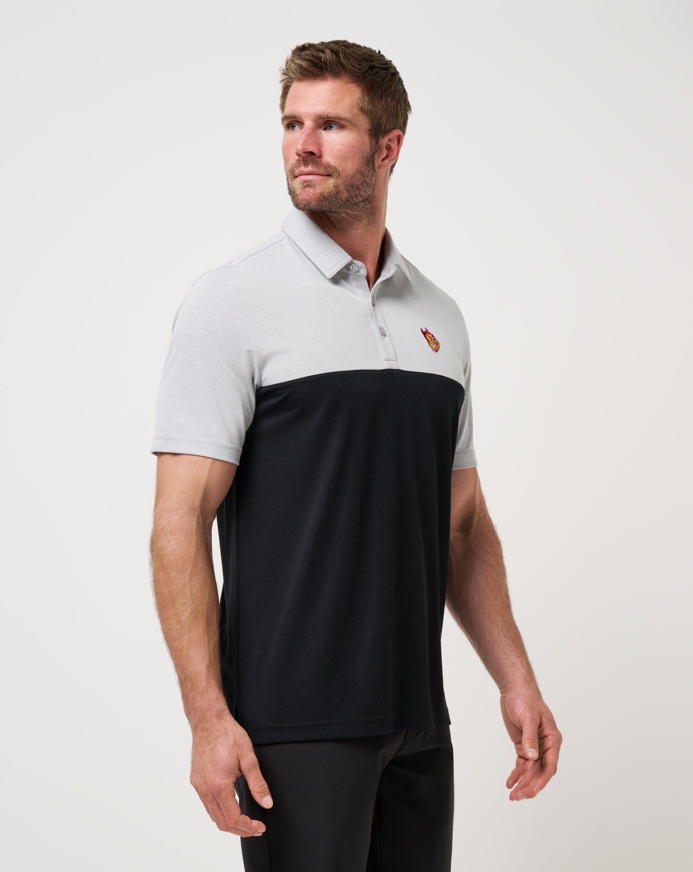 ASU Drop Back Polo Game Day|New/Heather Grey/Black