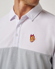 ASU Drop Back Polo Game Day|New/White/Heather Grey
