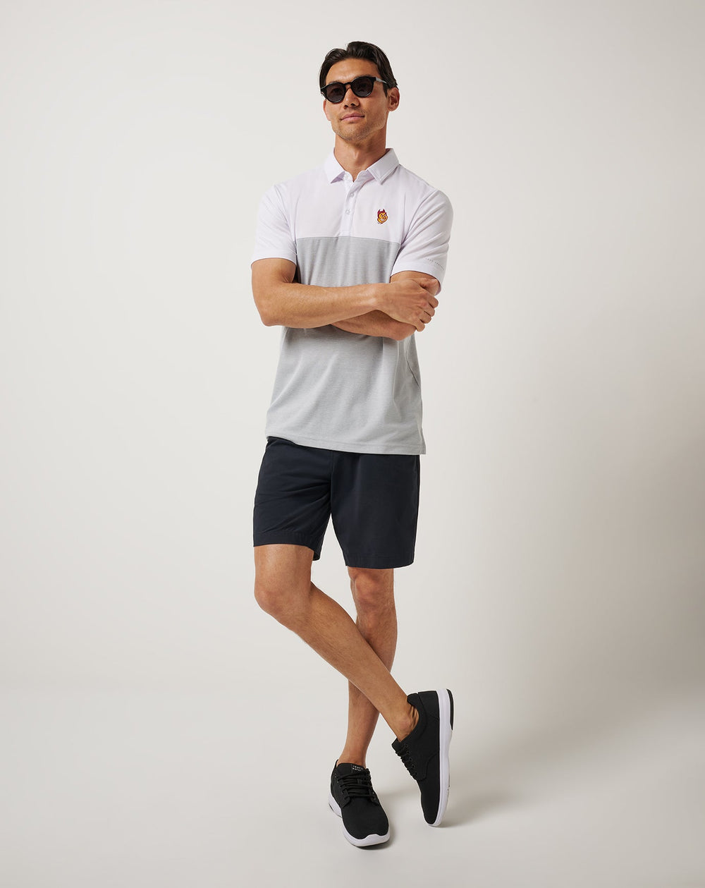ASU Drop Back Polo Game Day|New/White/Heather Grey