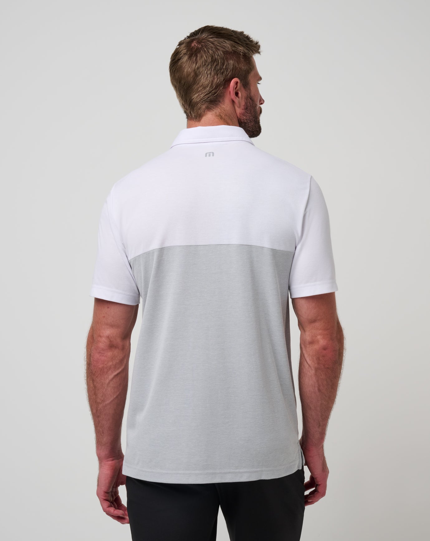 Kansas Drop Back Polo Game Day|New/White/Heather Grey