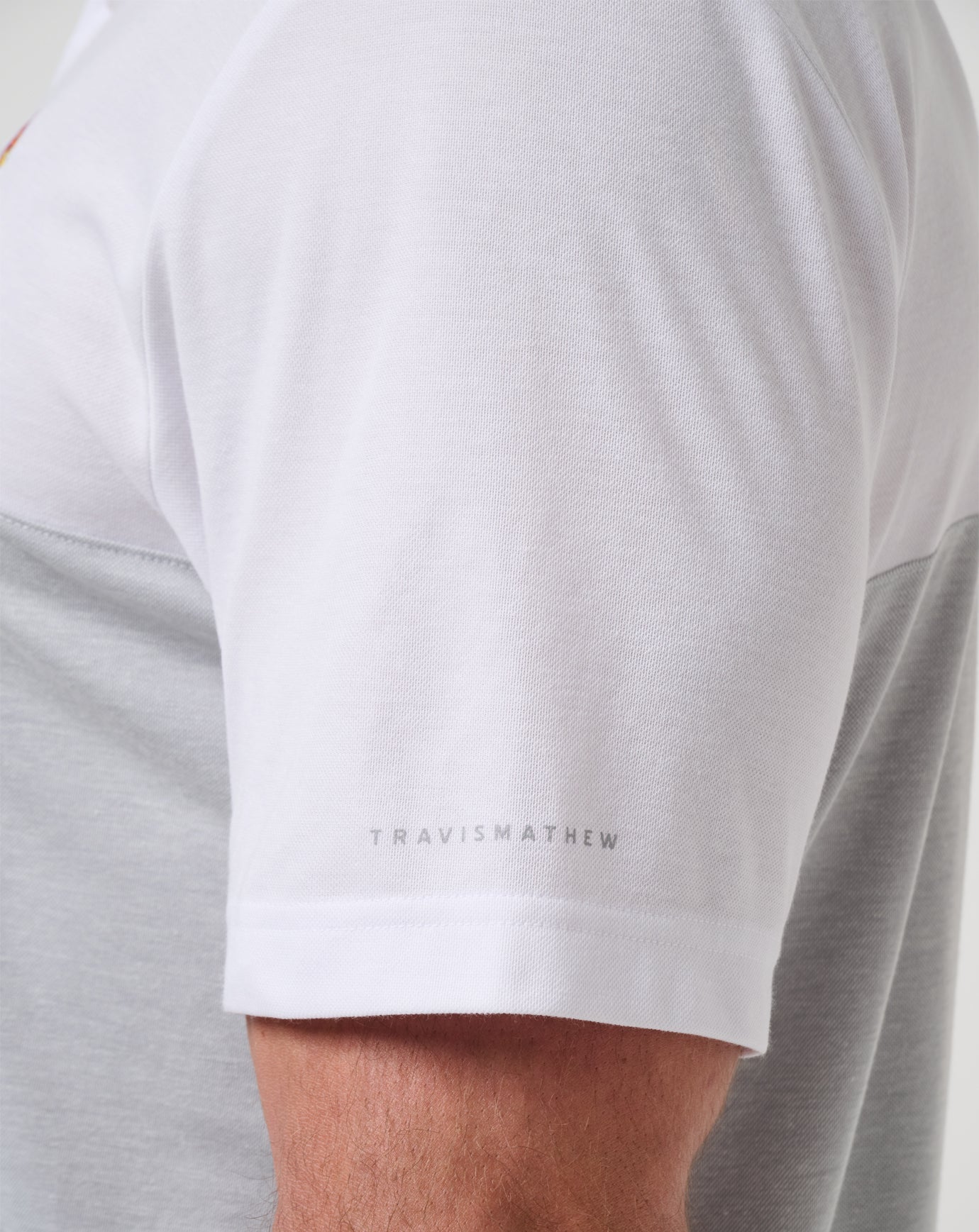 Kansas Drop Back Polo Game Day|New/White/Heather Grey