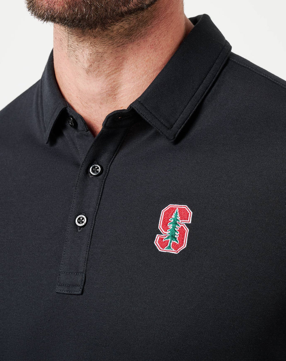 Stanford School Pride Polo Game Day|New/Black