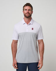 Stanford Drop Back Polo Game Day|New/White/Heather Grey