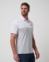 Stanford Drop Back Polo Game Day|New/White/Heather Grey