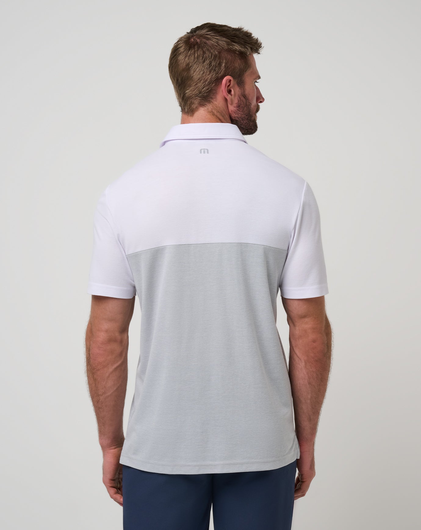 Stanford Drop Back Polo Game Day|New/White/Heather Grey