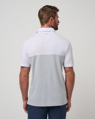 Stanford Drop Back Polo Game Day|New/White/Heather Grey