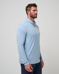 UT Austin Time To Tailgate Quarter Zip New/Heather Blue