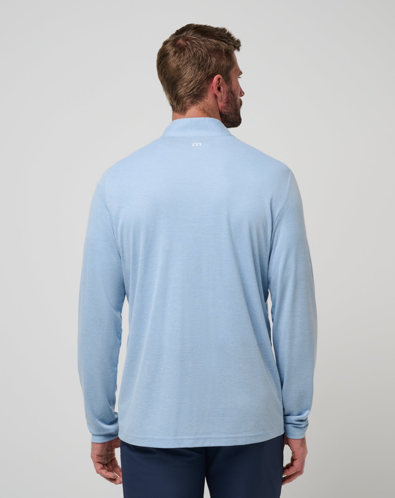 UT Austin Time To Tailgate Quarter Zip New/Heather Blue