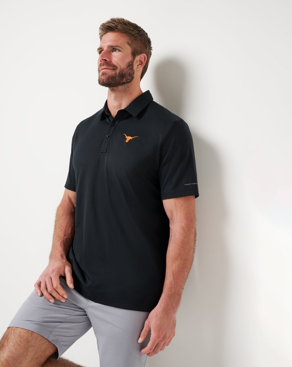 UT Austin School Pride Polo New/Black