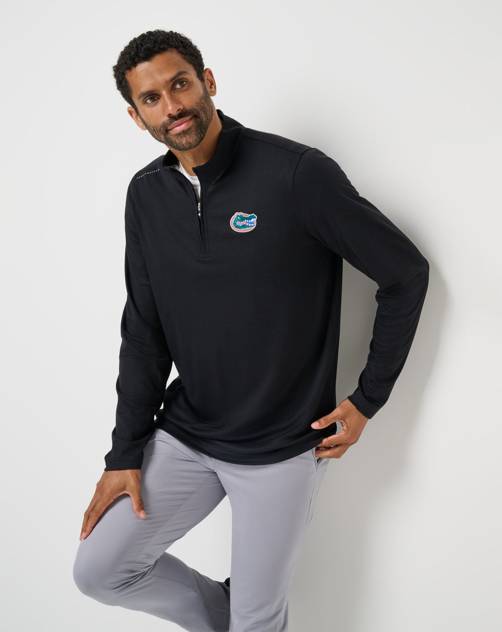 Florida Time To Tailgate Quarter Zip New/Black