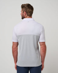 Florida Drop Back Polo New/White/Heather Grey