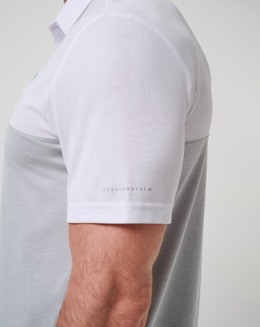 Florida Drop Back Polo New/White/Heather Grey