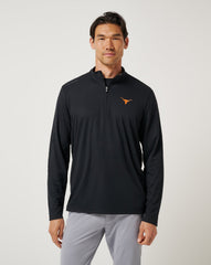 UT Austin Time To Tailgate Quarter Zip New/Black