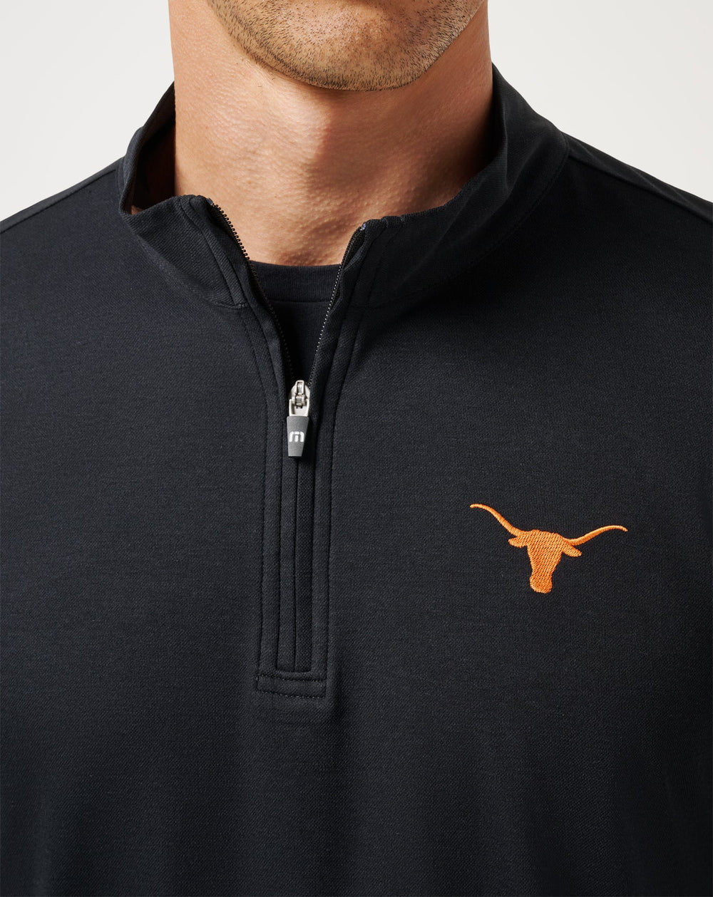 UT Austin Time To Tailgate Quarter Zip New/Black