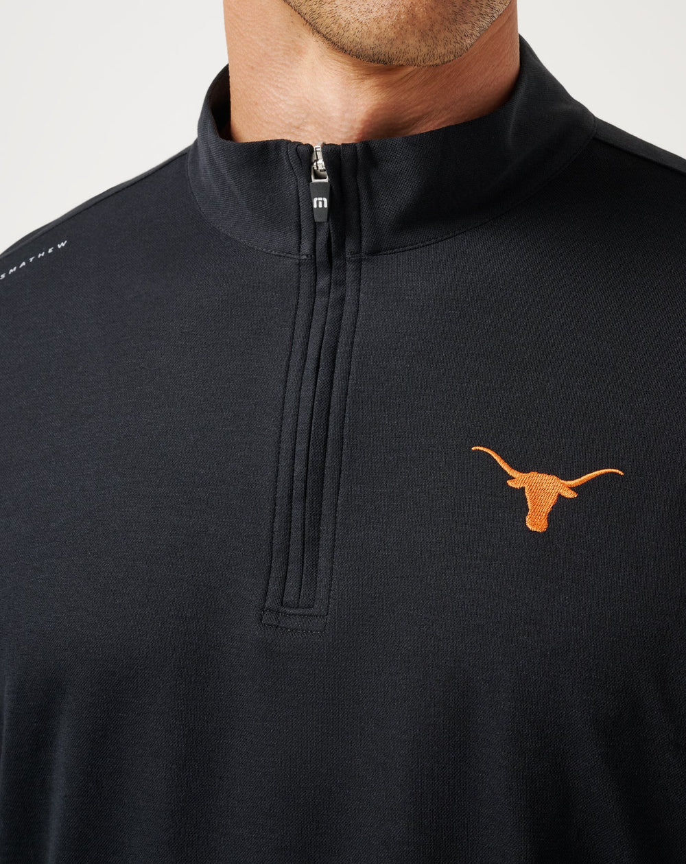 UT Austin Time To Tailgate Quarter Zip New/Black
