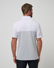 UT Austin Drop Back Polo New/White/Heather Grey