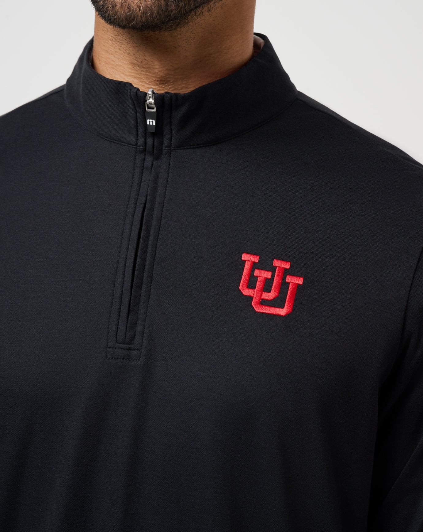 Utah Time To Tailgate Quarter Zip New/Black