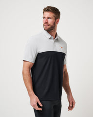 UT Austin Drop Back Polo New/Heather Grey/Black