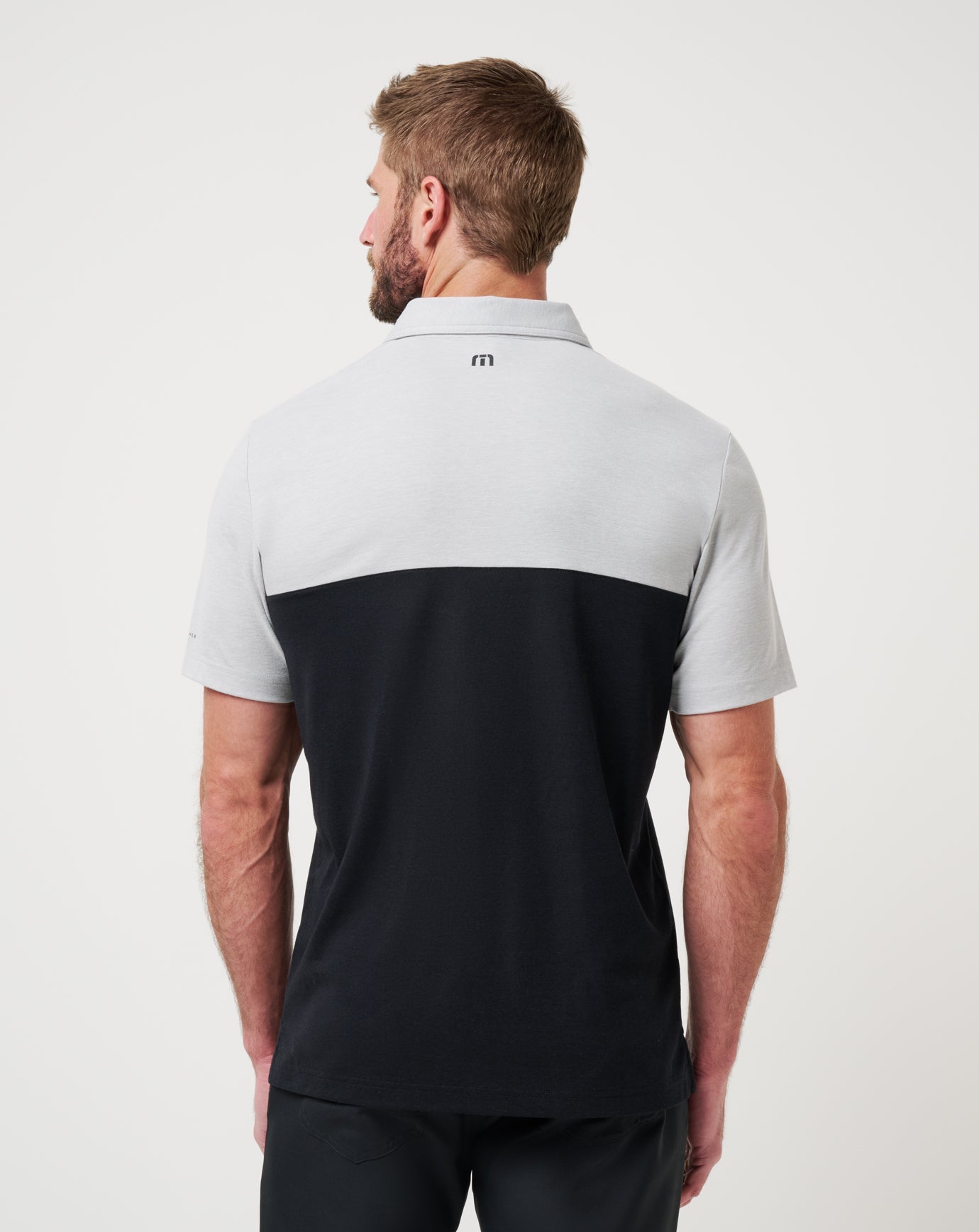 UT Austin Drop Back Polo New/Heather Grey/Black